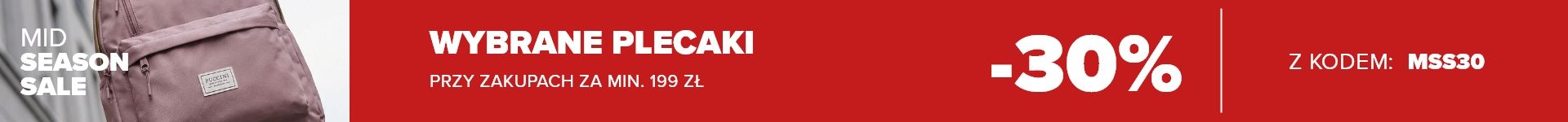 Plecaki Wyprzedaż