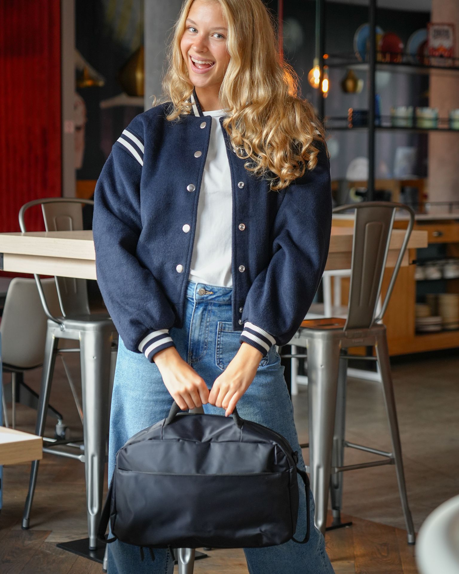 Torba podróżna do samolotu czarna