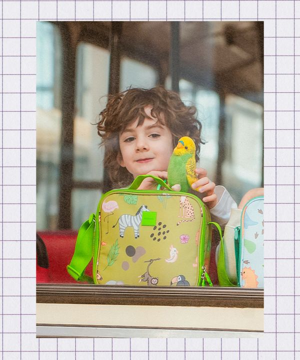 Torba na lunch dla dzieci zielona safari