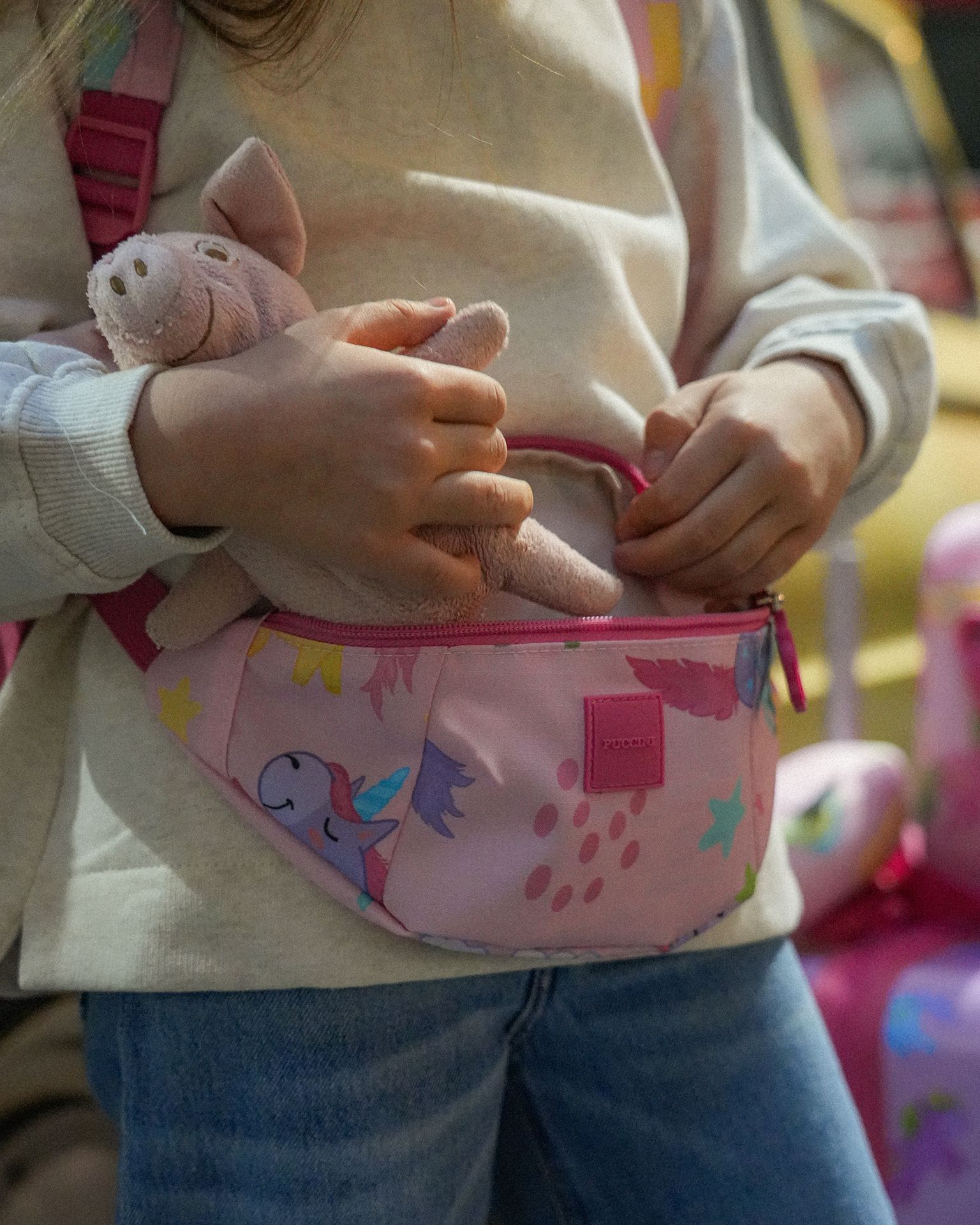 Nerka dla dzieci różowa jednorożce