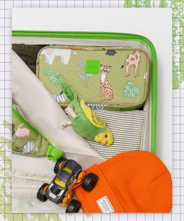Organizer dla dzieci zielony safari