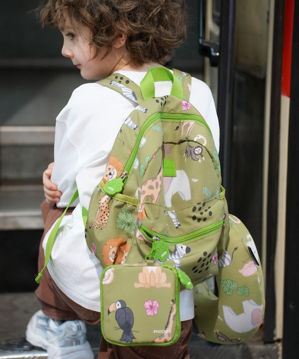 Plecak dla dzieci safari zielony