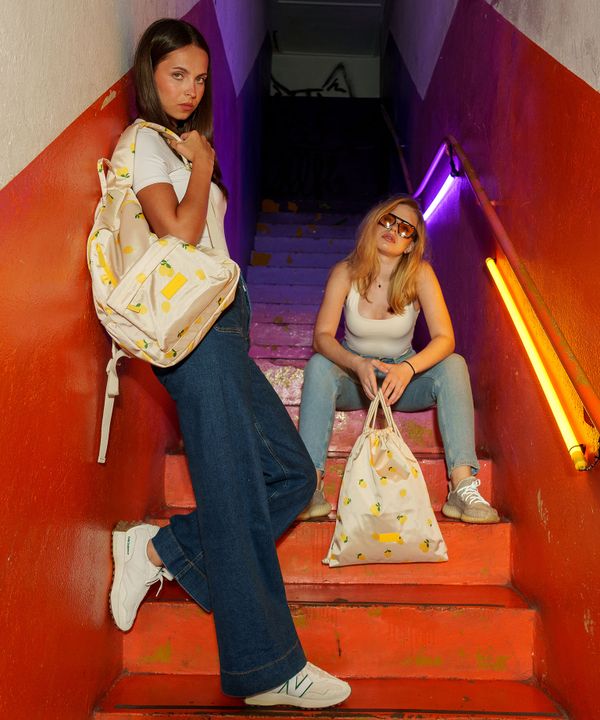 Plecak worek w cytryny