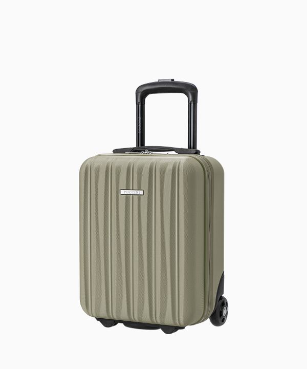 Kabinowa mini walizka ze żłobieniami szampańska