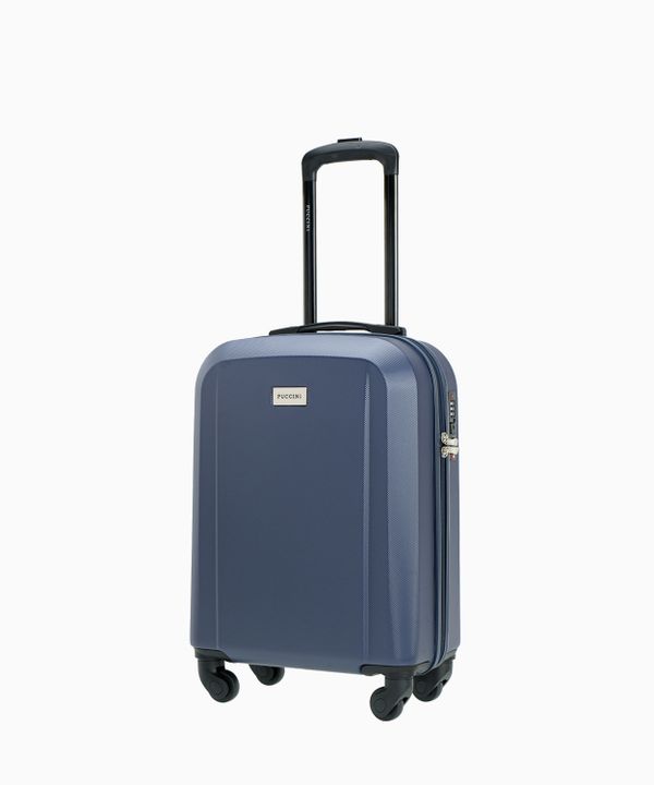 Walizka kabinowa jednokolorowa granatowa