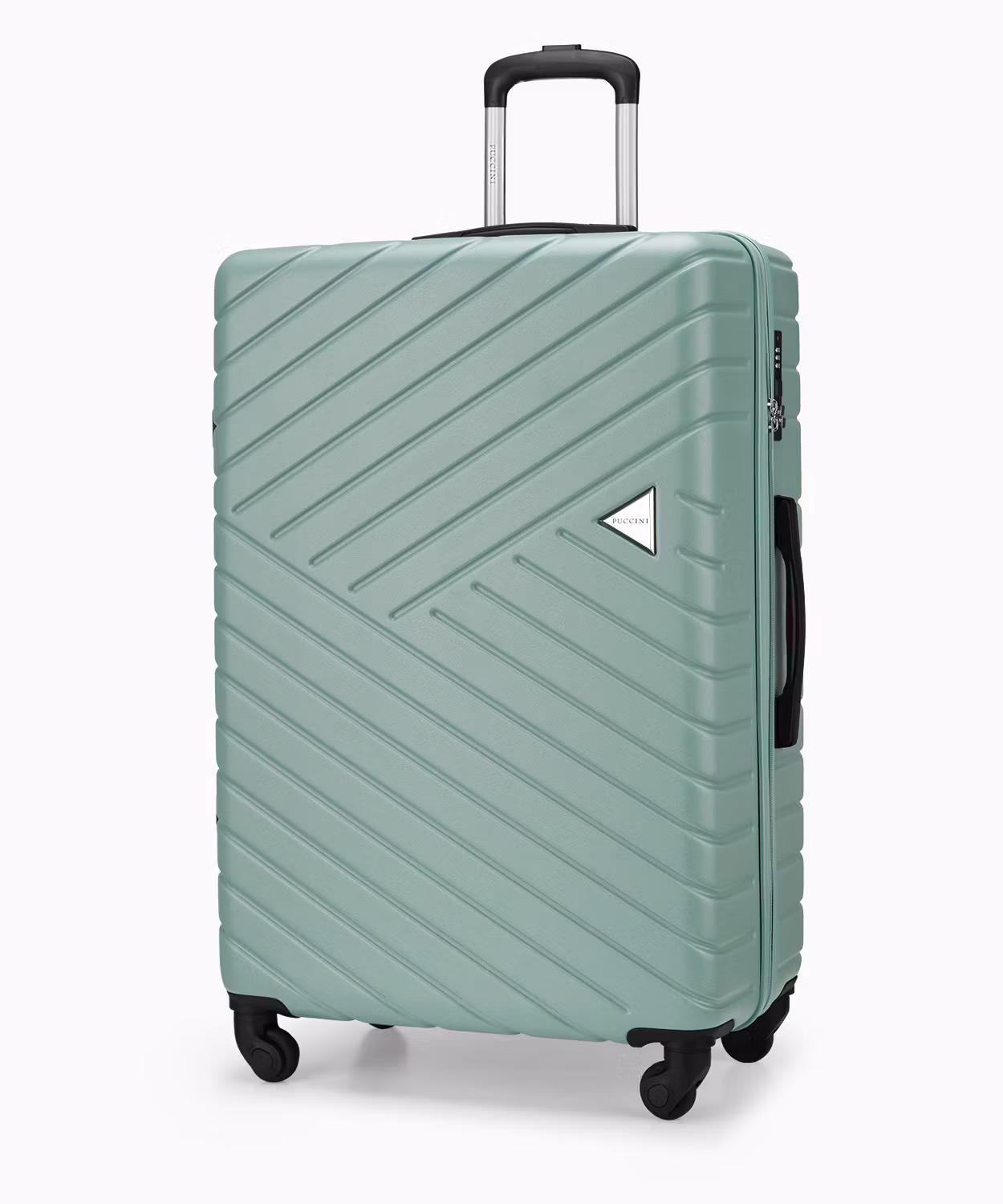 Walizka na kółkach duża miętowa - Sklep Puccini