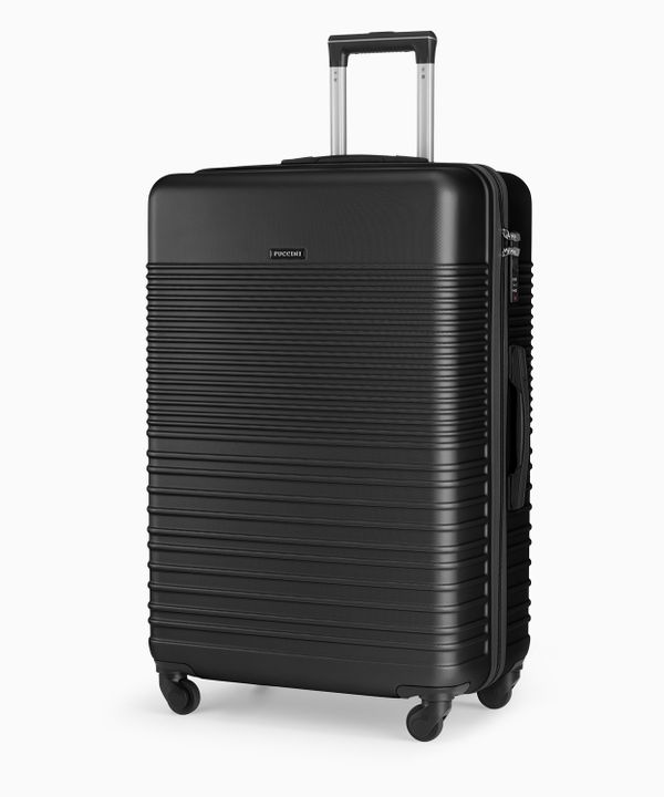 Duża walizka na 4 kółkach czarna