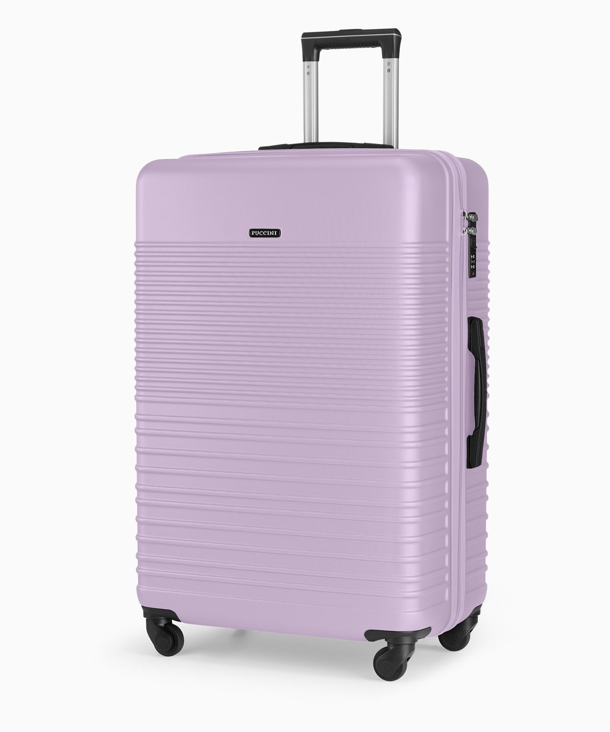 Duża walizka na 4 kółkach fioletowa