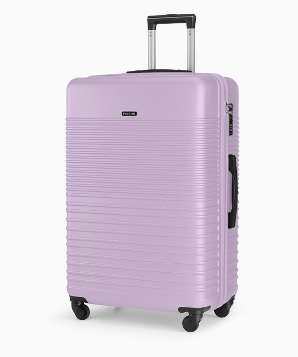 Duża walizka na 4 kółkach fioletowa