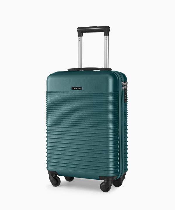 Walizka kabinowa na 4 kółkach zielona