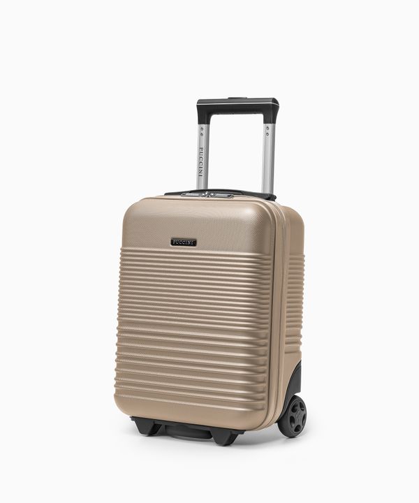 Walizka kabinowa mini na 2 kółkach szampańska