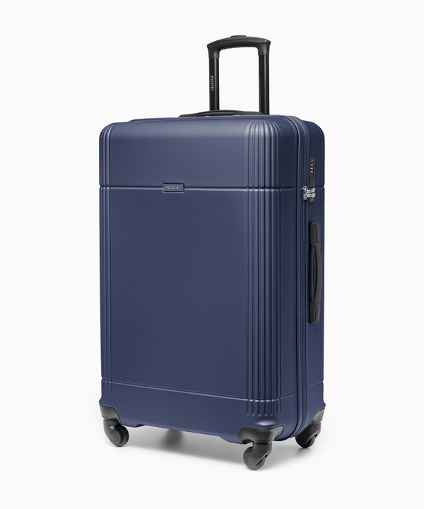 Duża walizka z abs-u granatowa