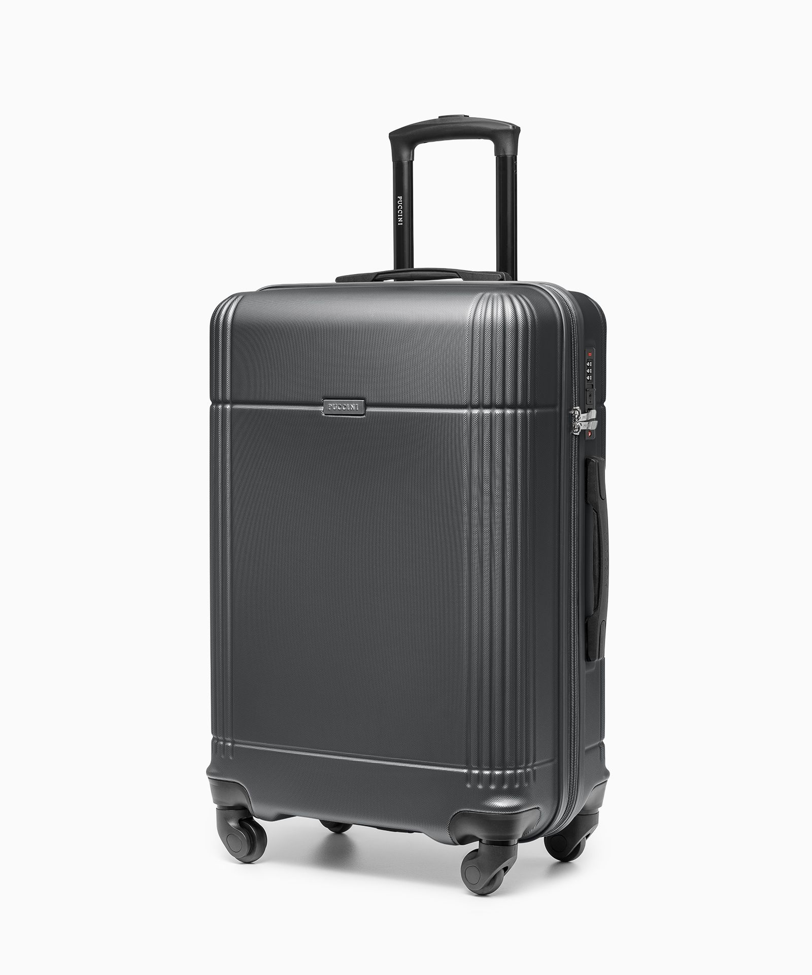 Średnia walizka z abs-u czarna