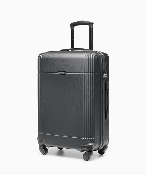 Średnia walizka z abs-u czarna