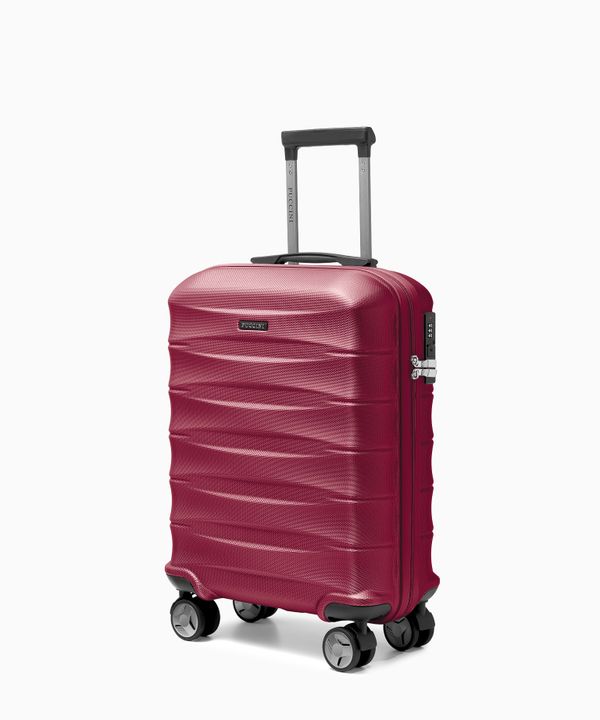 Walizka kabinowa z ABS twarda bordowa