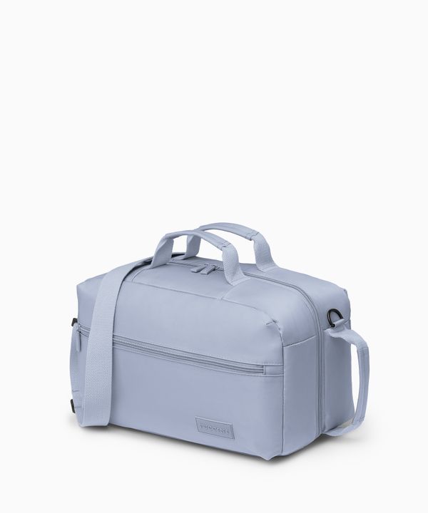 Zestaw torba podróżna + kosmetyczka szary