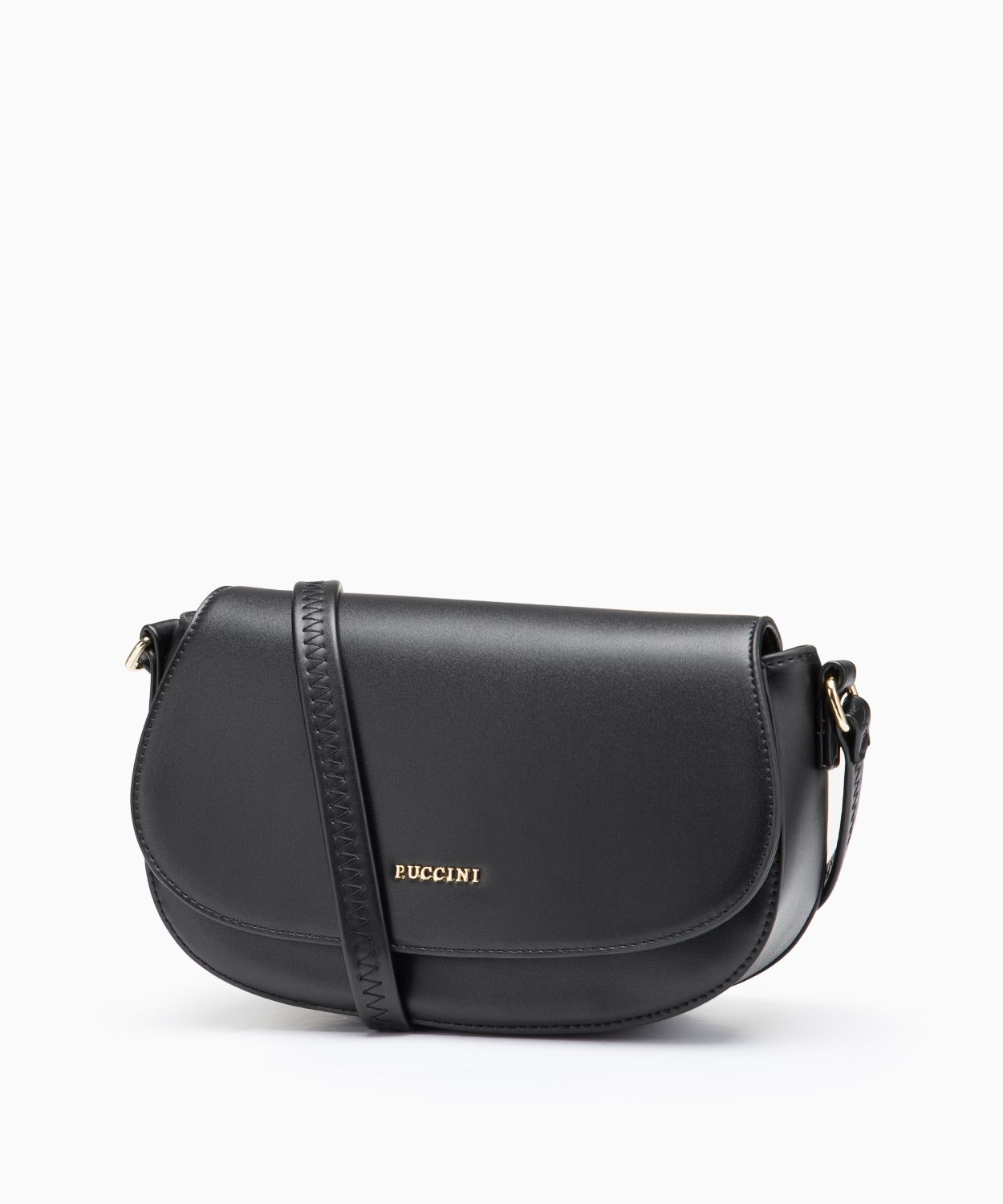Torebka bagietka crossbody czarna