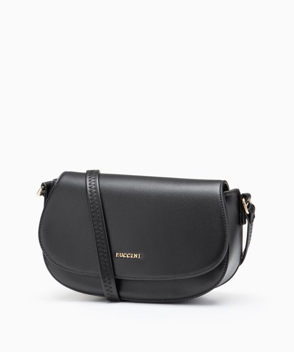 Torebka bagietka crossbody czarna