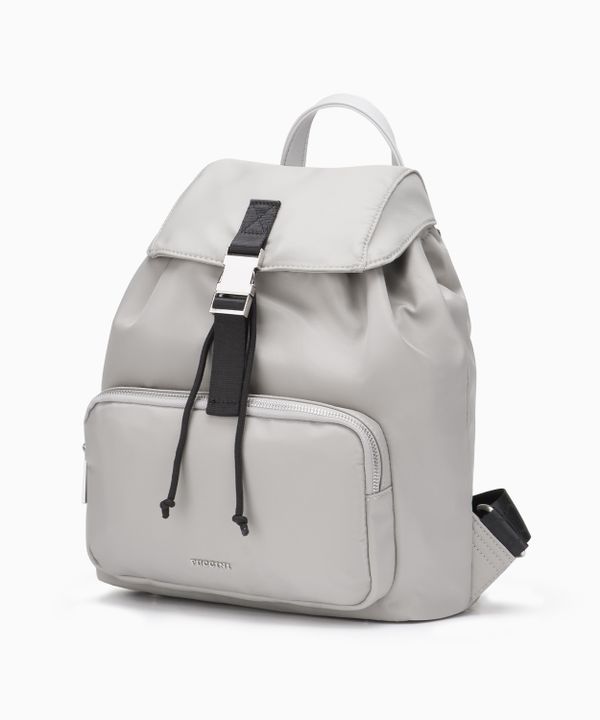 Plecak damski srebrny