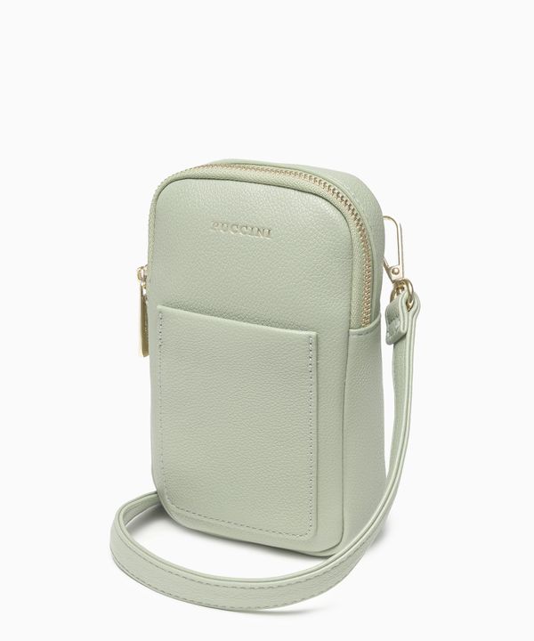 Mini torebka damska telefonówka zielona