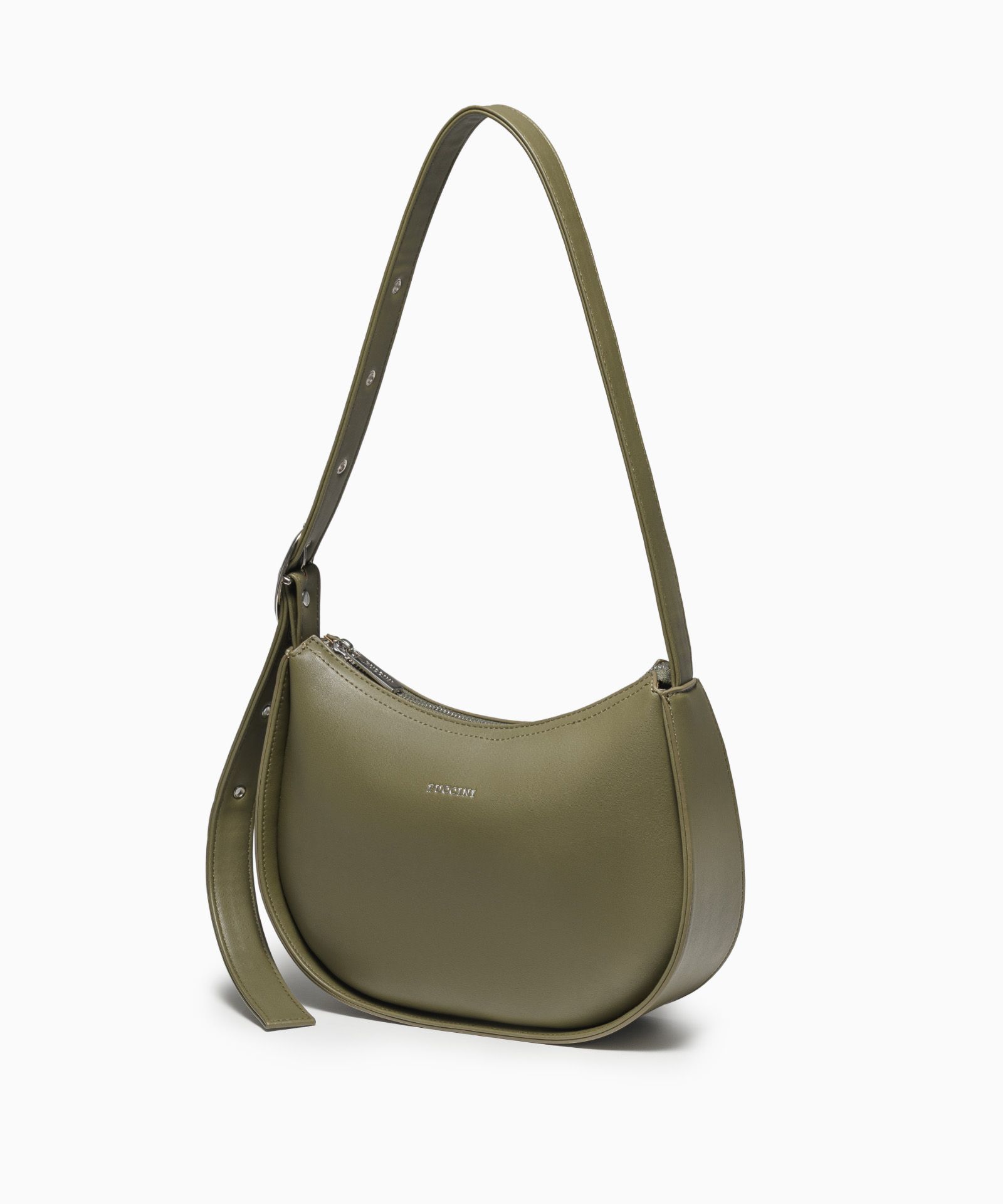 Średniej wielkości torebka damska oliwkowa