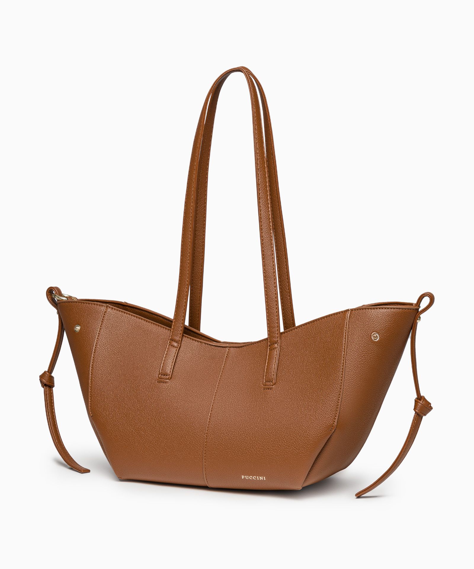 Shopperka z możliwością zmiany kształtu brązowa