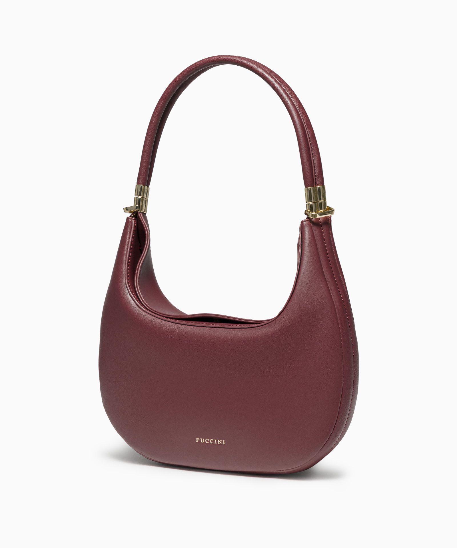 Nowoczesna torebka do noszenia na cztery sposoby bordowa