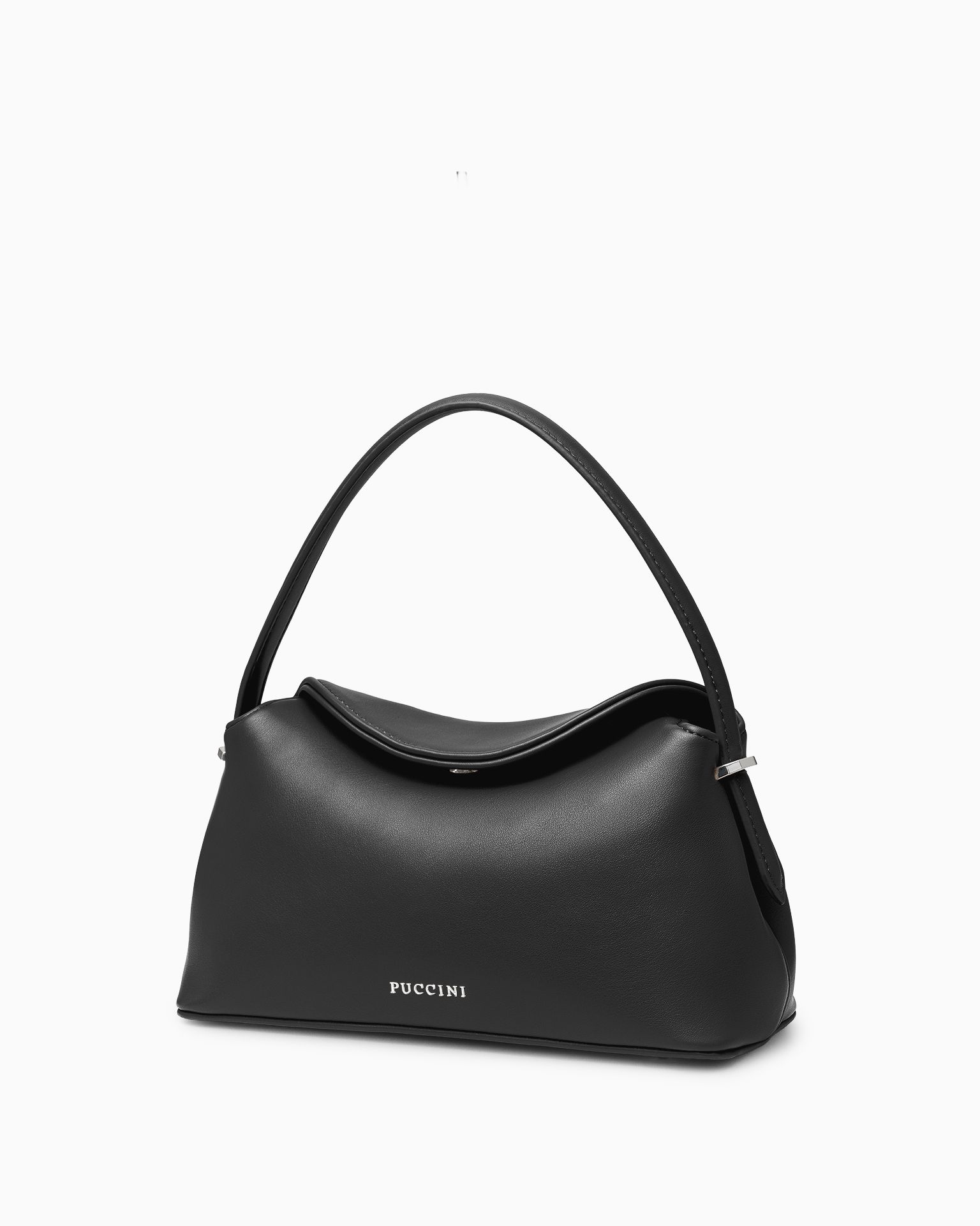 Torebka damska typu kuferek mała czarna