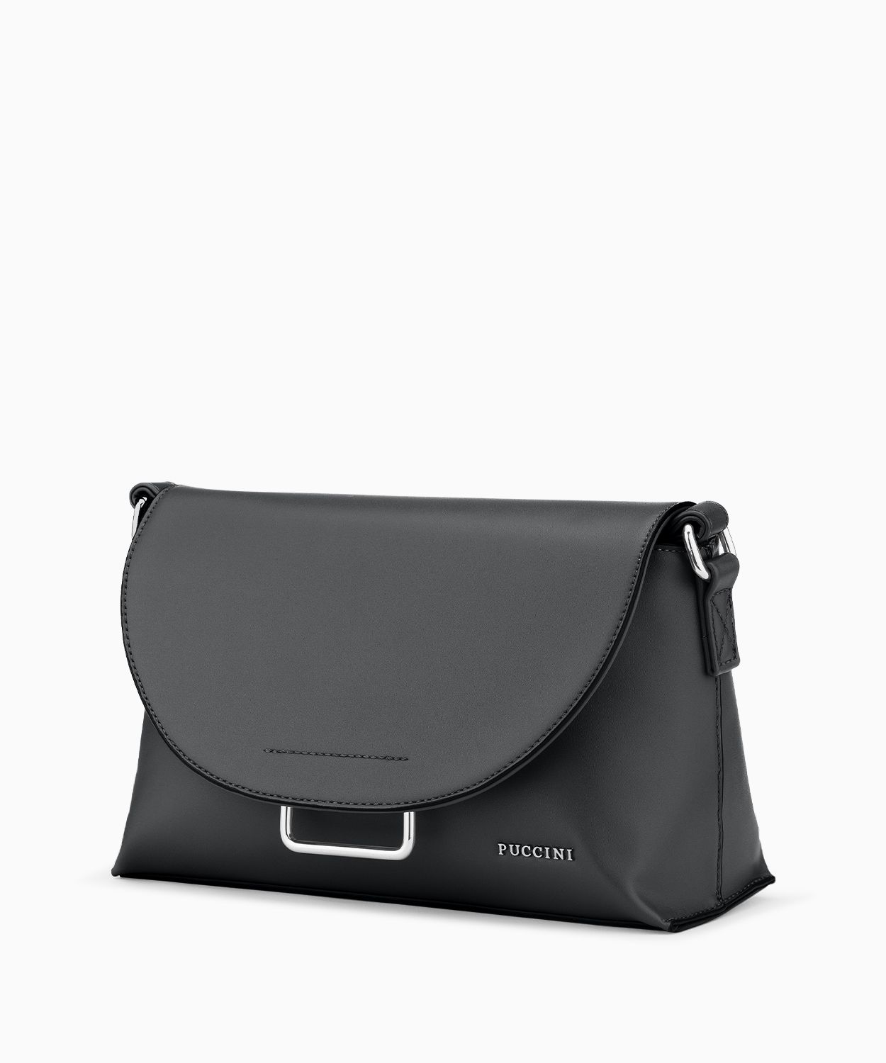 バッグ BOZZ Torebka damska crossbody z ozdobnym zapięciem na zatrzask