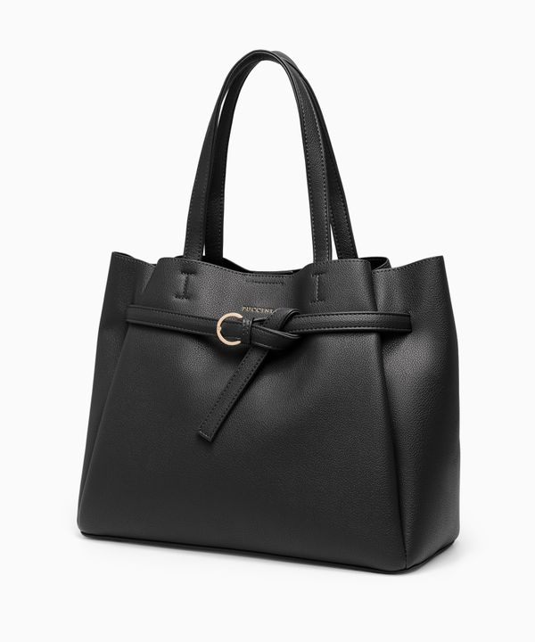 Torebka damska shopperka duża na ramię czarna