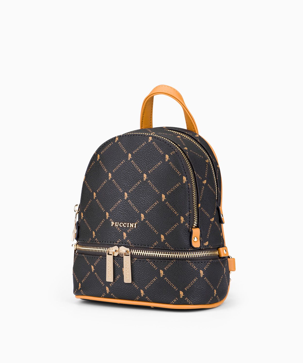 Mini plecaczek wzór monogram 