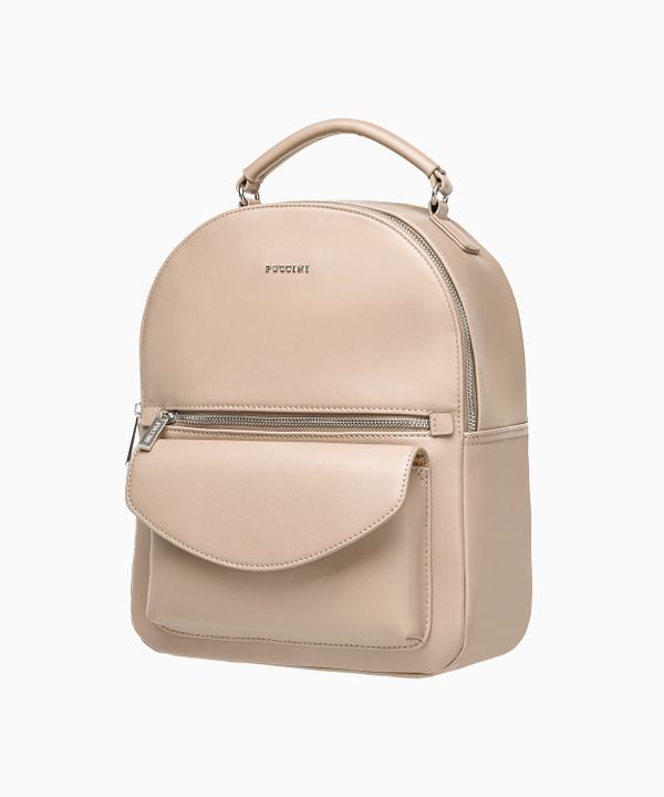 Duży plecak damski brązowy