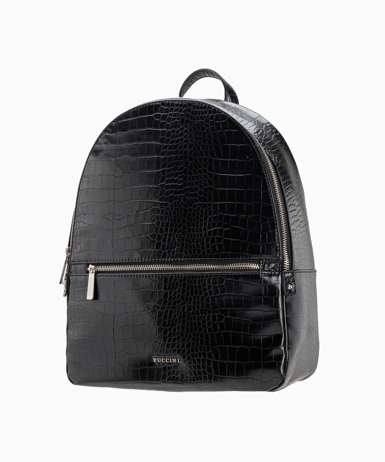 Damski plecak crocco czarny - Sklep Puccini