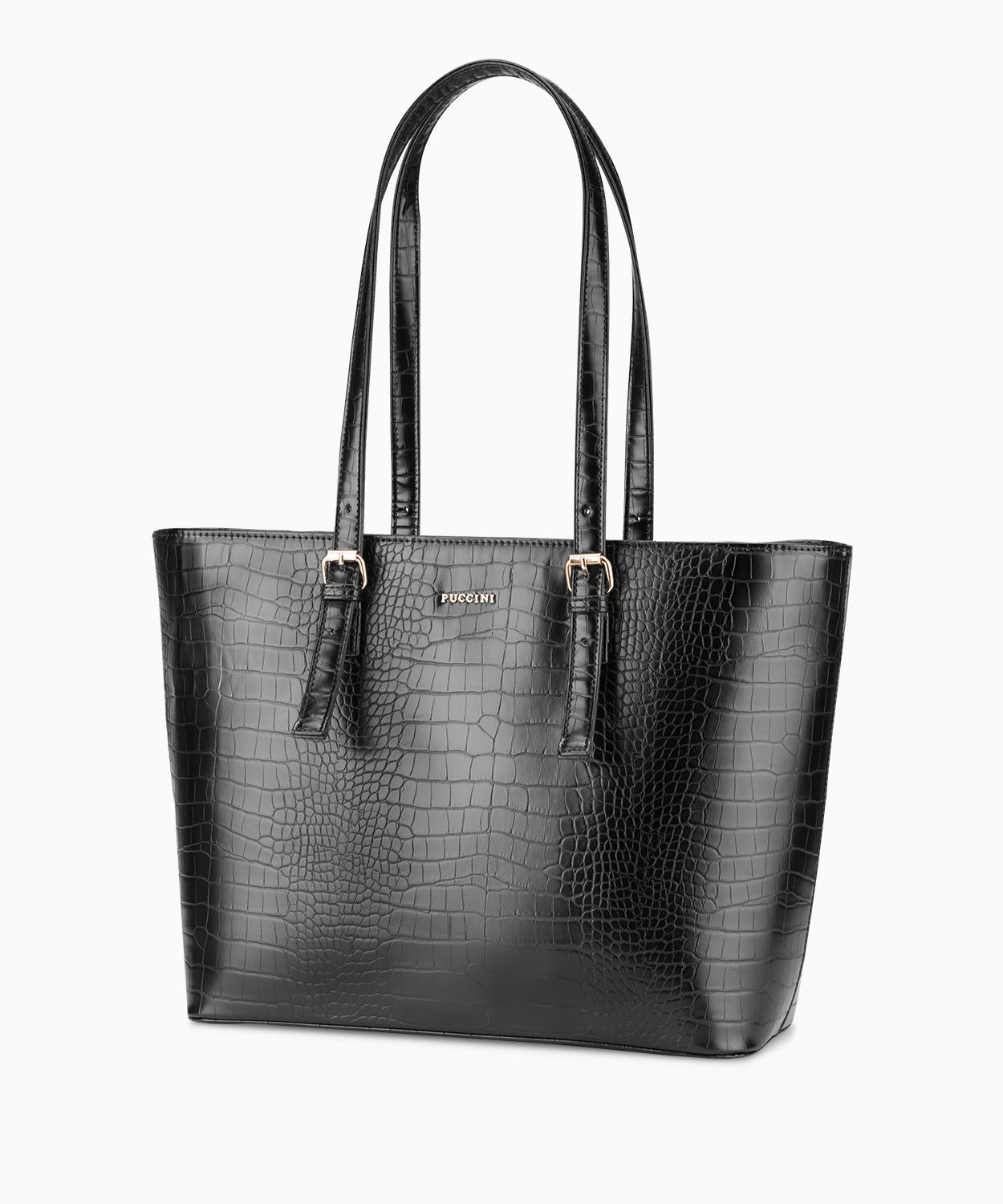 Shopperka damska o fakturze crocco