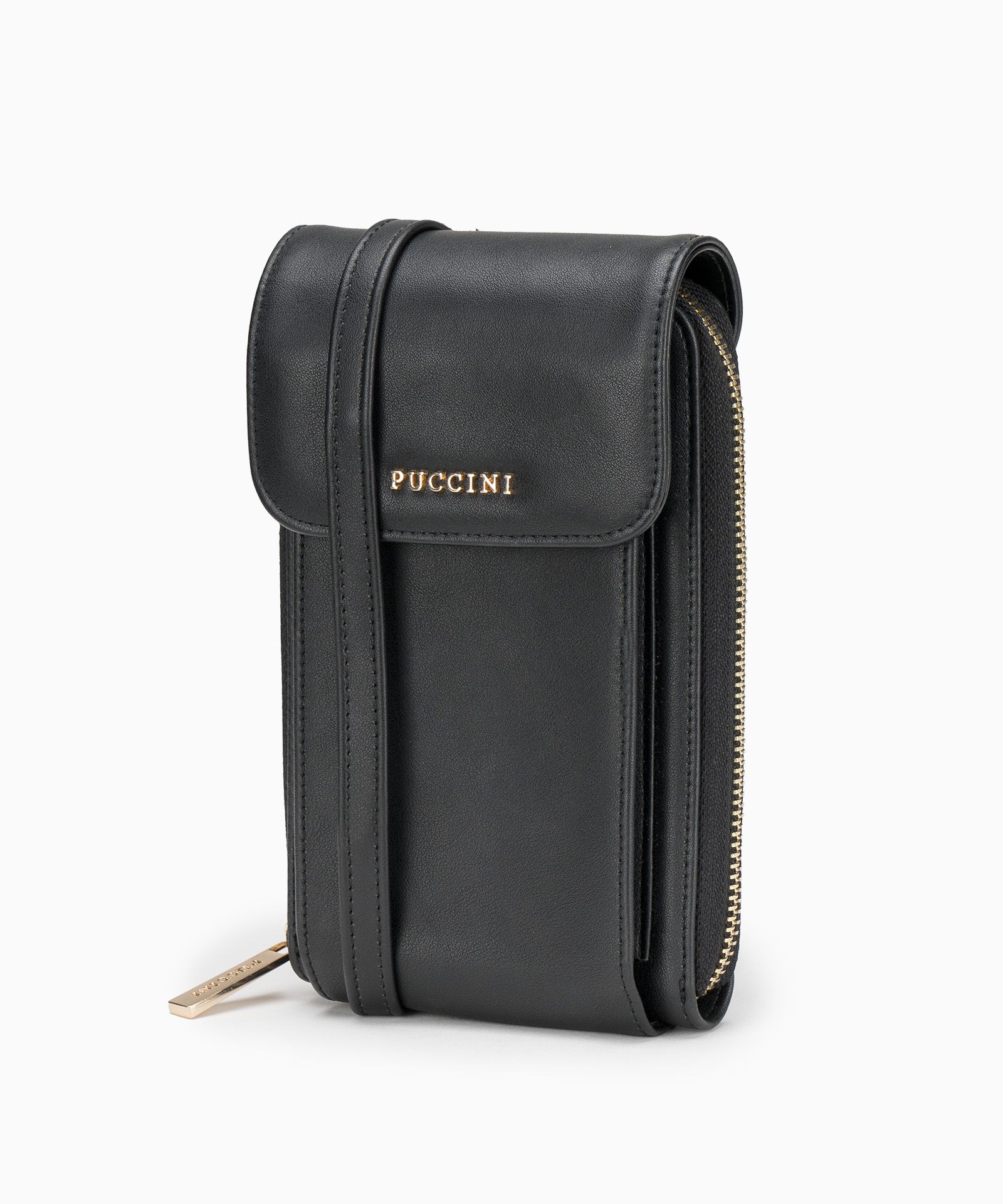 Mini torebka damska na pasku czarna