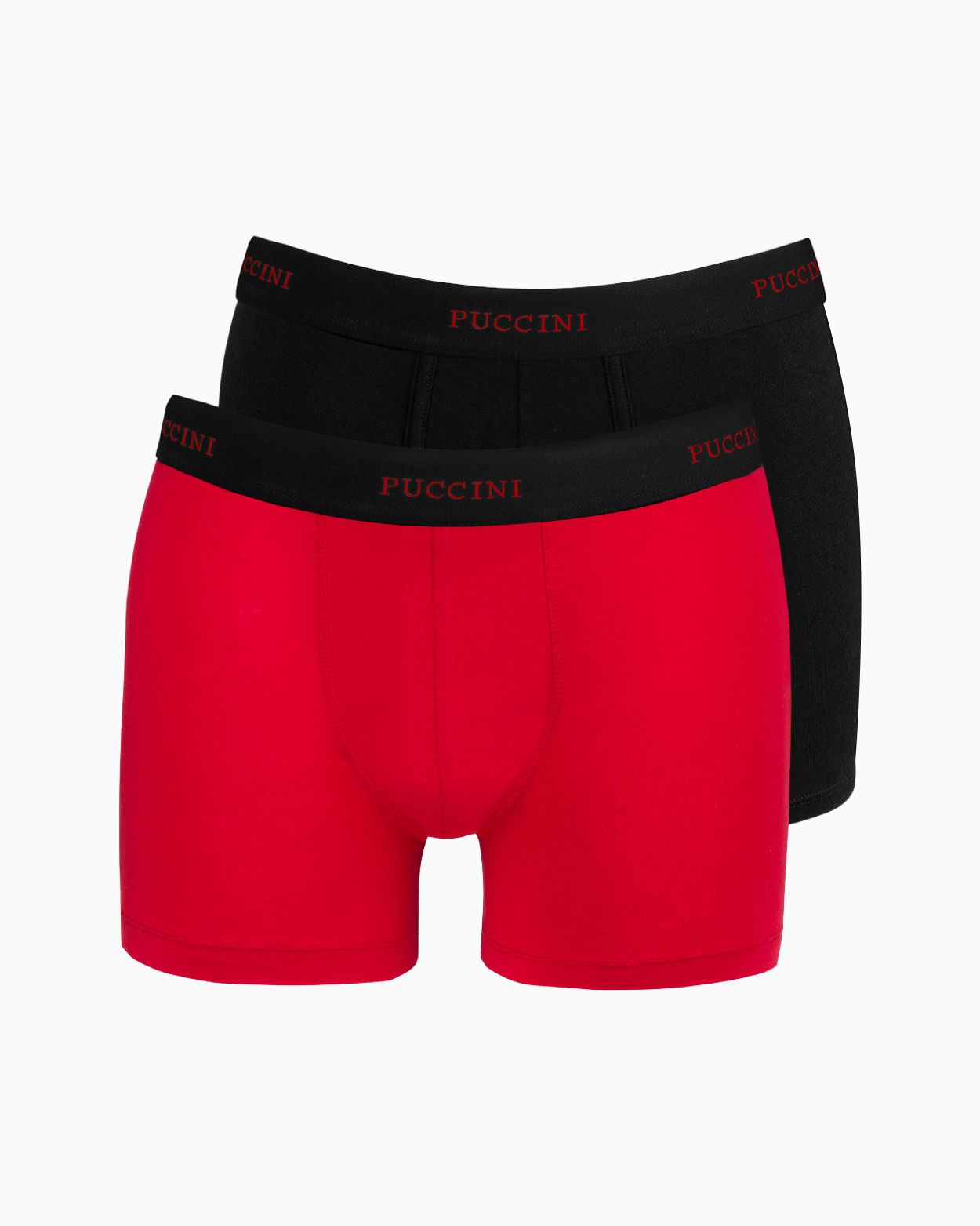 Bokserki męskie dwupak rozmiar L czarne i czerwone