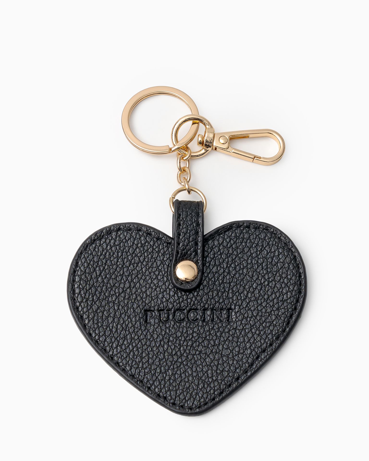 Charms do torebki serce czarne