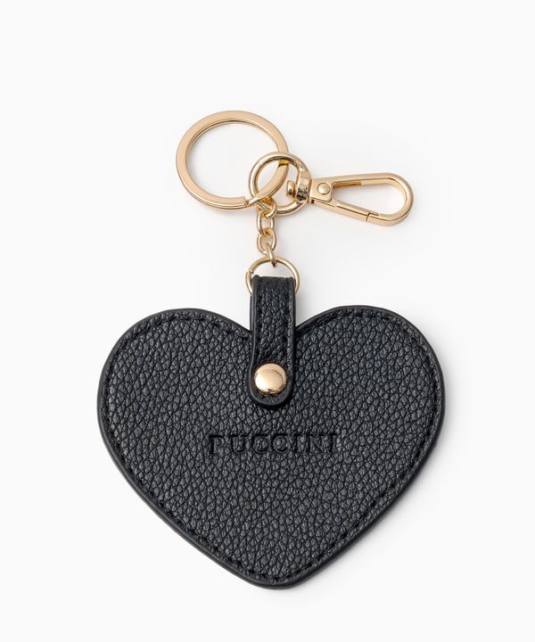 Charms do torebki serce czarne