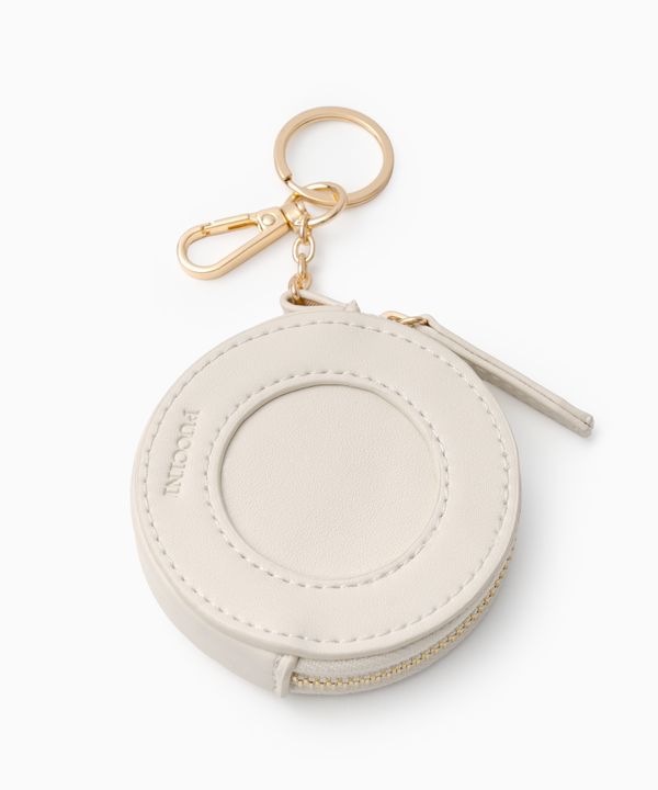 Charms do torebki saszetka na zamek jasnobeżowa