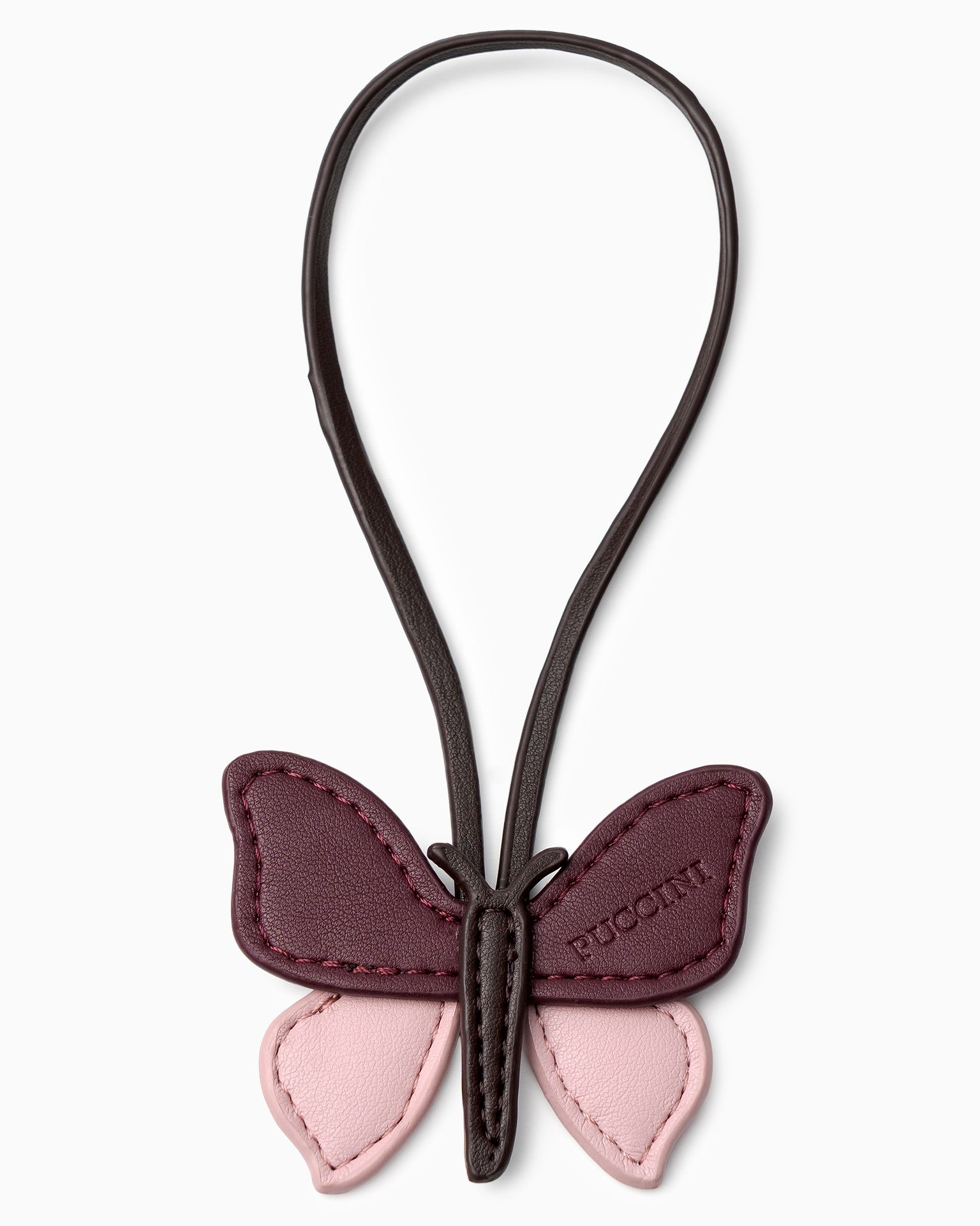 Charms do torebki motyl burgundowy