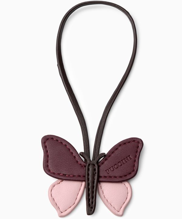 Charms do torebki motyl burgundowy