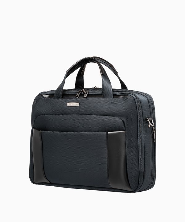 Torba na laptopa 15 cali z poszerzeniem czarna