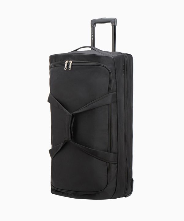 Duża torba XL podróżna na kółkach czarna