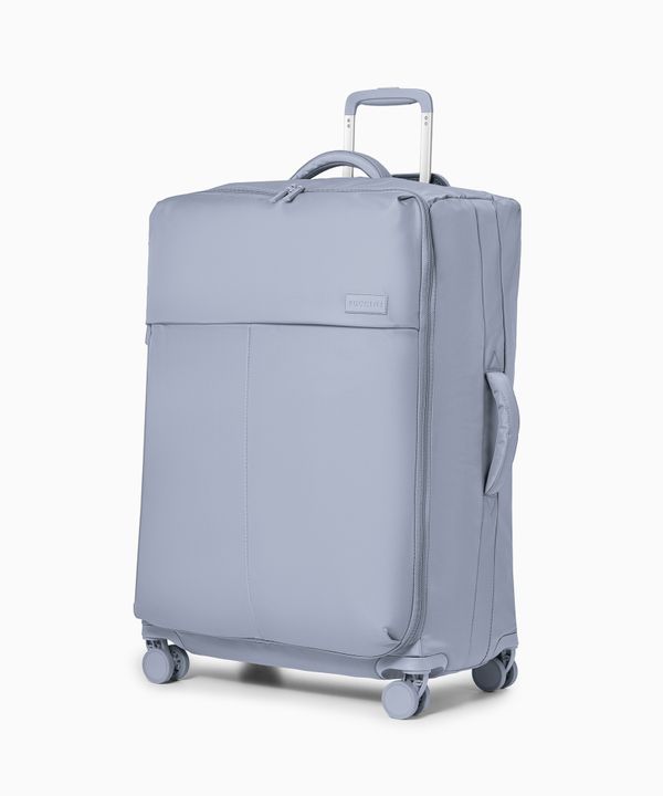 Zestaw walizek materiałowych miękkich szary