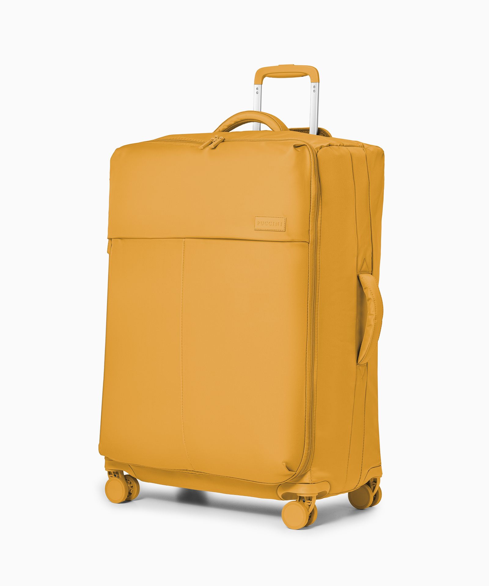 Walizka duża z nylonu żółta