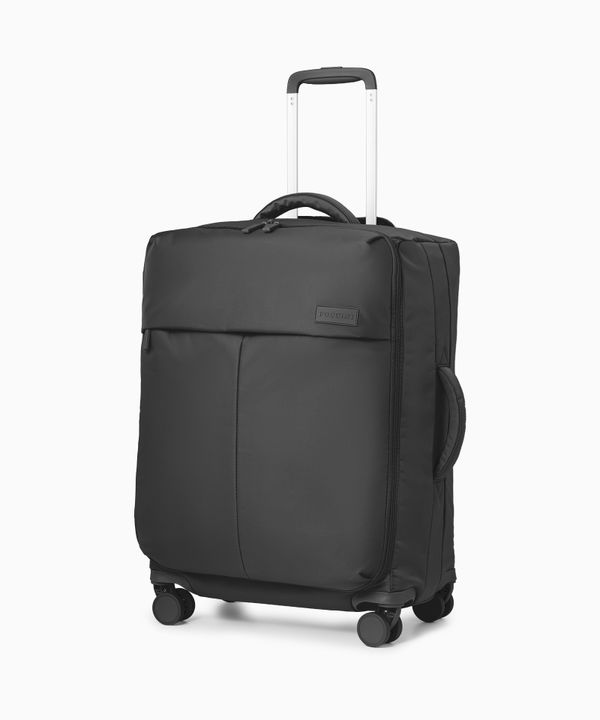 Walizka średnia z nylonu czarna