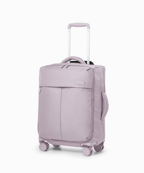 Walizka kabinowa z nylonu różowa