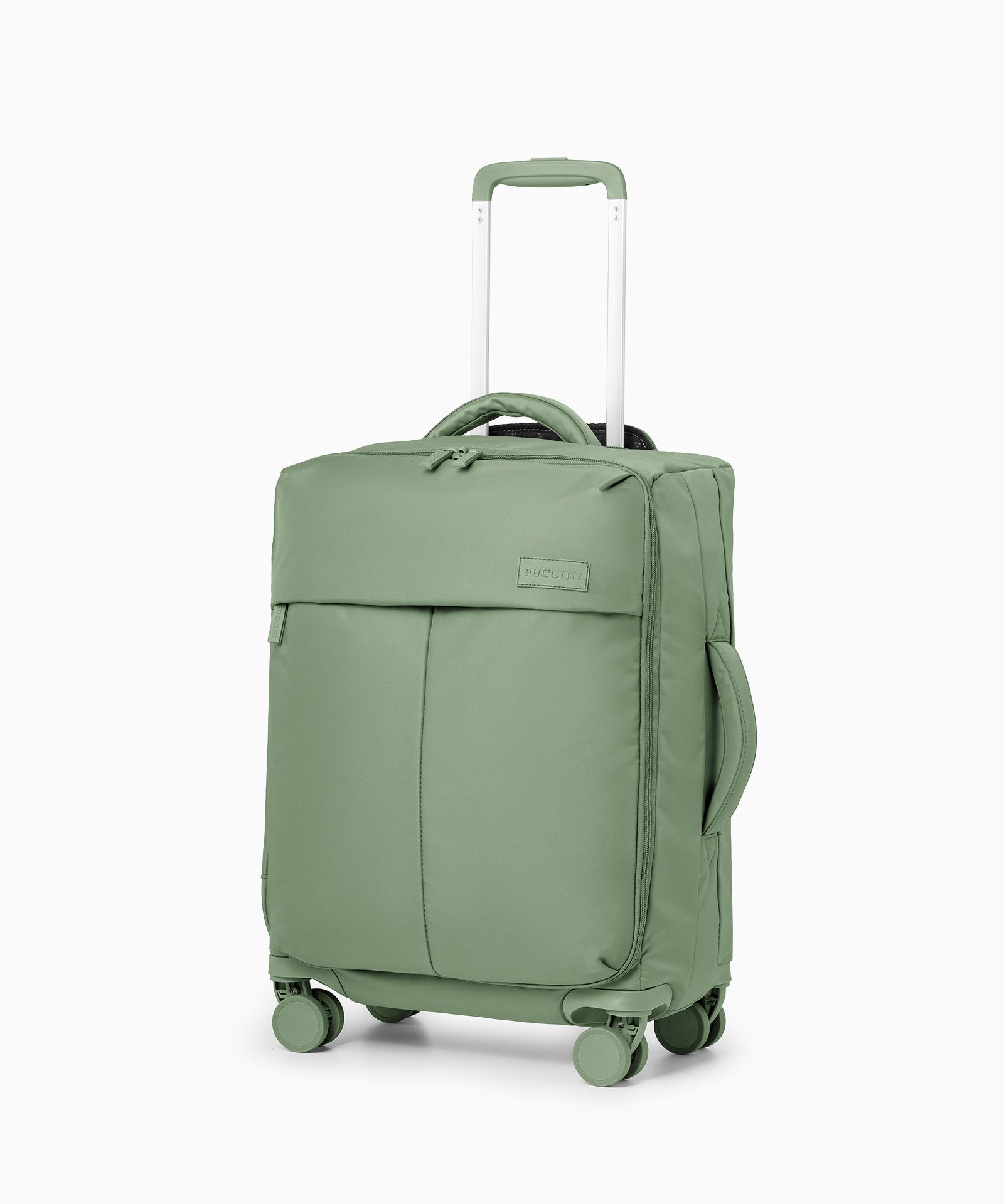 Walizka kabinowa z nylonu zielona