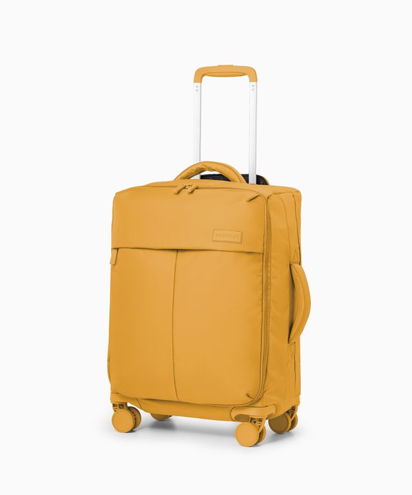 Walizka kabinowa z nylonu żółta