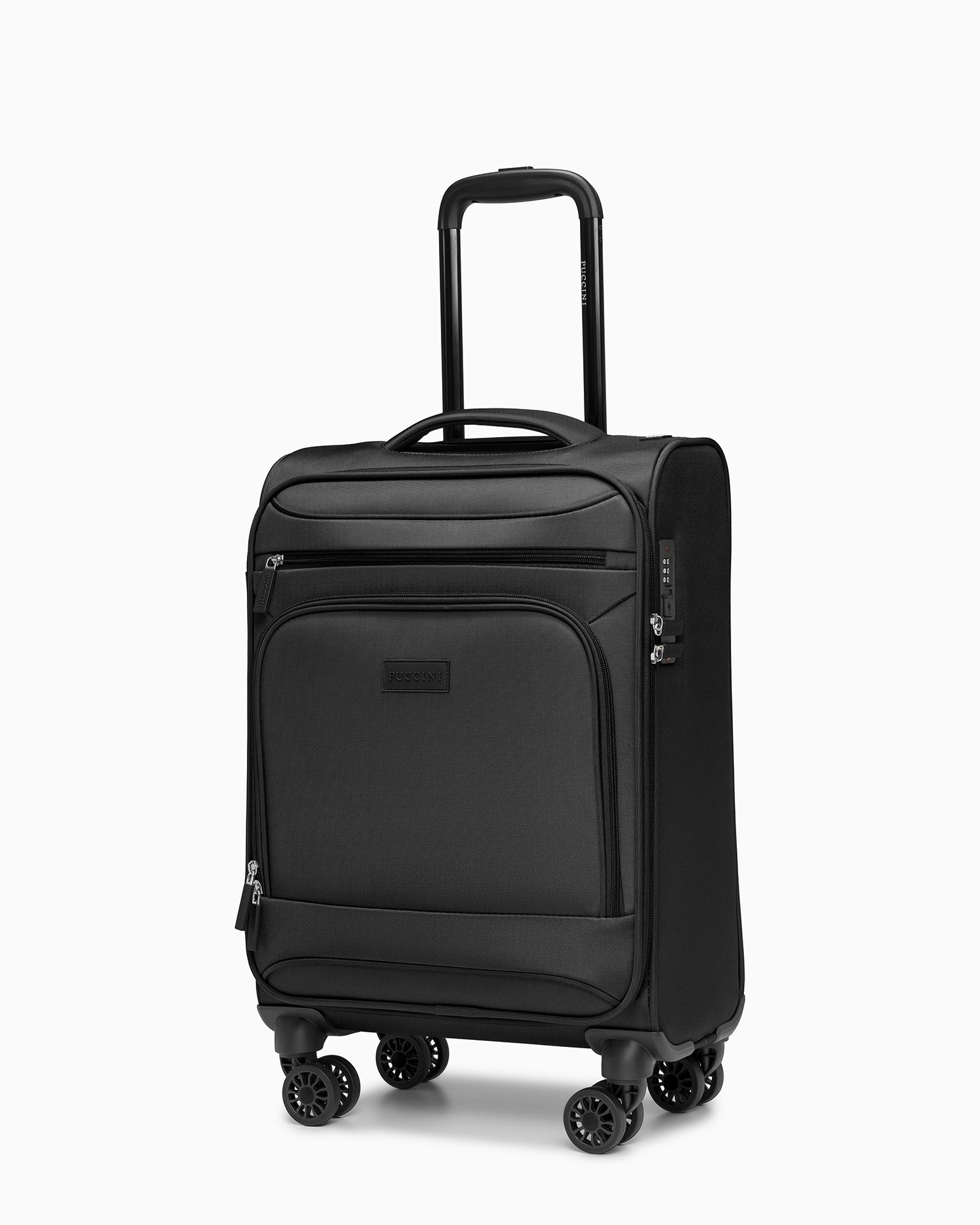 Walizka kabinowa miękka czarna